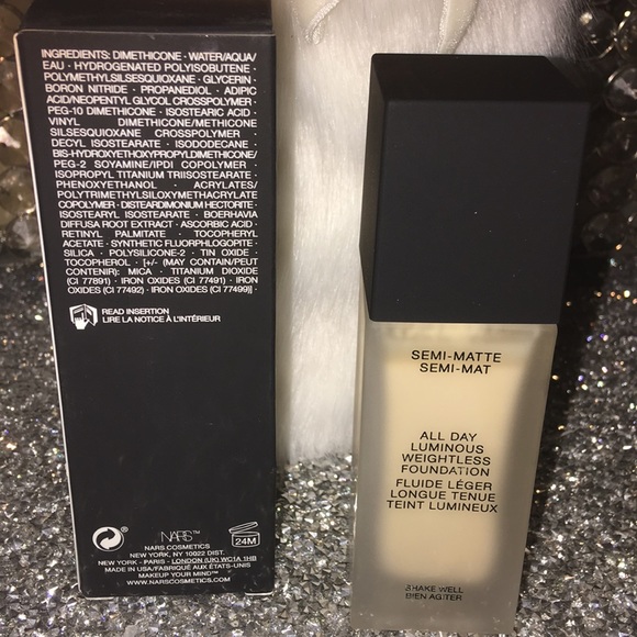 NARS All Day Luminous foundation, Light 1 Siberia-NIB - Picture 3 of 7